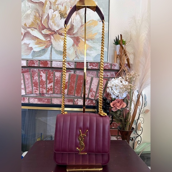 YSL Saint Laurent Medium Vicky Crossbody Bag - Picture 1 of 11